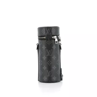 Porte bouteille Louis Vuitton Toile enduite Eclipse Anthracite
