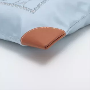 Sac Cabas Silk City Hermès Soie Bleu