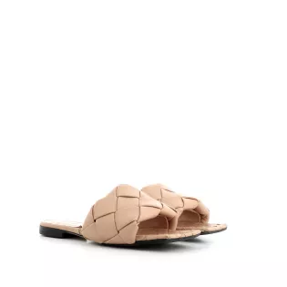 Sandales Bottega Veneta Cuir Beige