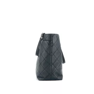 Sac Cabas Chanel Cuir Bleu marine