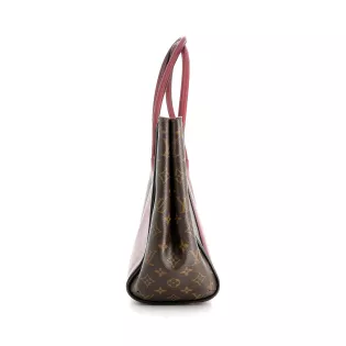 Sac Cabas Kimono Louis Vuitton Toile enduite Bordeaux et Marron