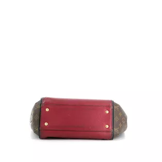 Sac Cabas Kimono Louis Vuitton Toile enduite Bordeaux et Marron