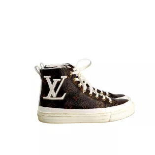 Sneakers Louis Vuitton Toile enduite Marron