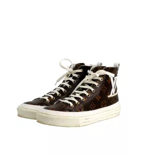 Sneakers Louis Vuitton Toile enduite Marron