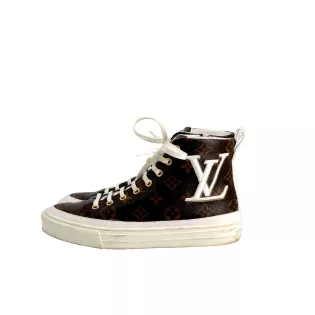 Sneakers Louis Vuitton Toile enduite Marron