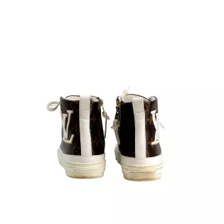 Sneakers Louis Vuitton Toile enduite Marron