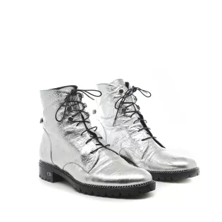 Bottines 40,5 Dior Cuir Argenté