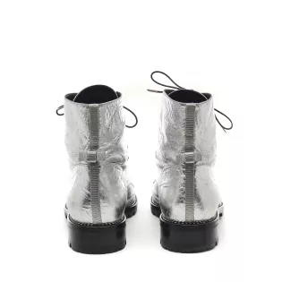 Bottines 40,5 Dior Cuir Argenté