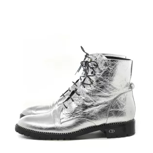 Bottines 40,5 Dior Cuir Argenté