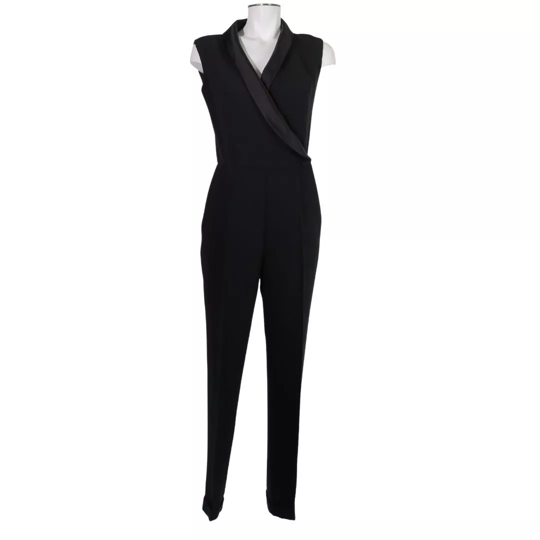 【関税&送料込】Dior Twill Draped Jumpsuit Ready-to-wear Dior Noir d'occasion | Monogram Paris