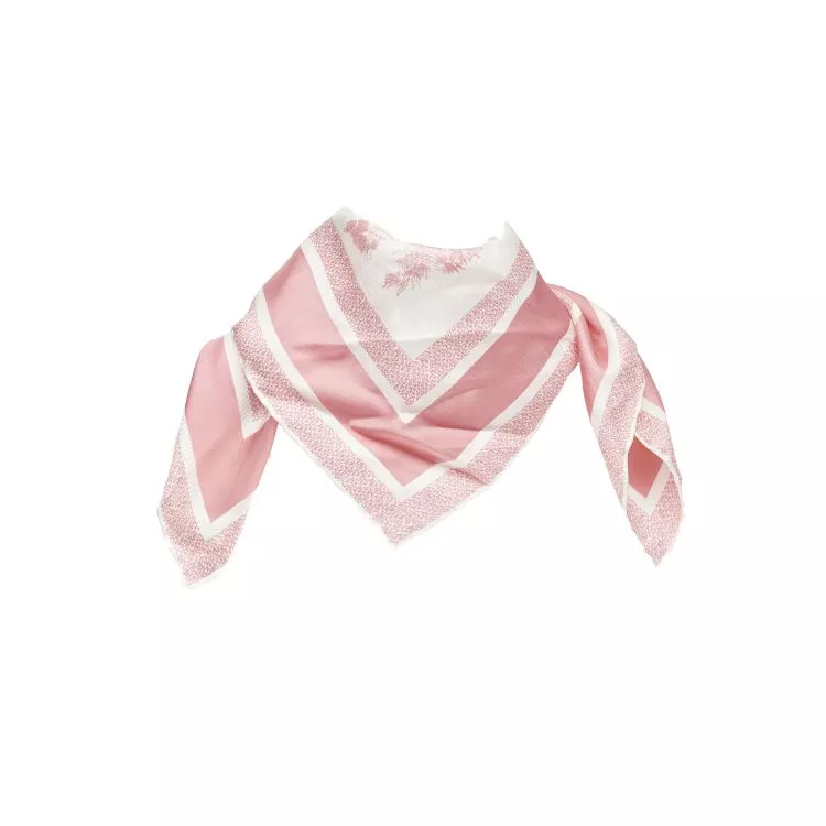 Carré de soie Dior rose