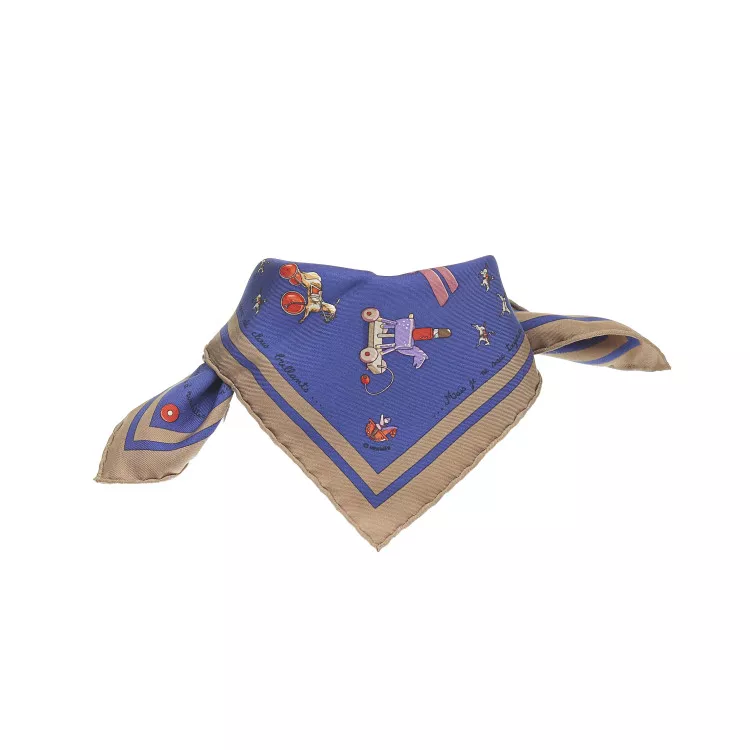 Carré Hermès Raconte moi le cheval Soie Multicolore