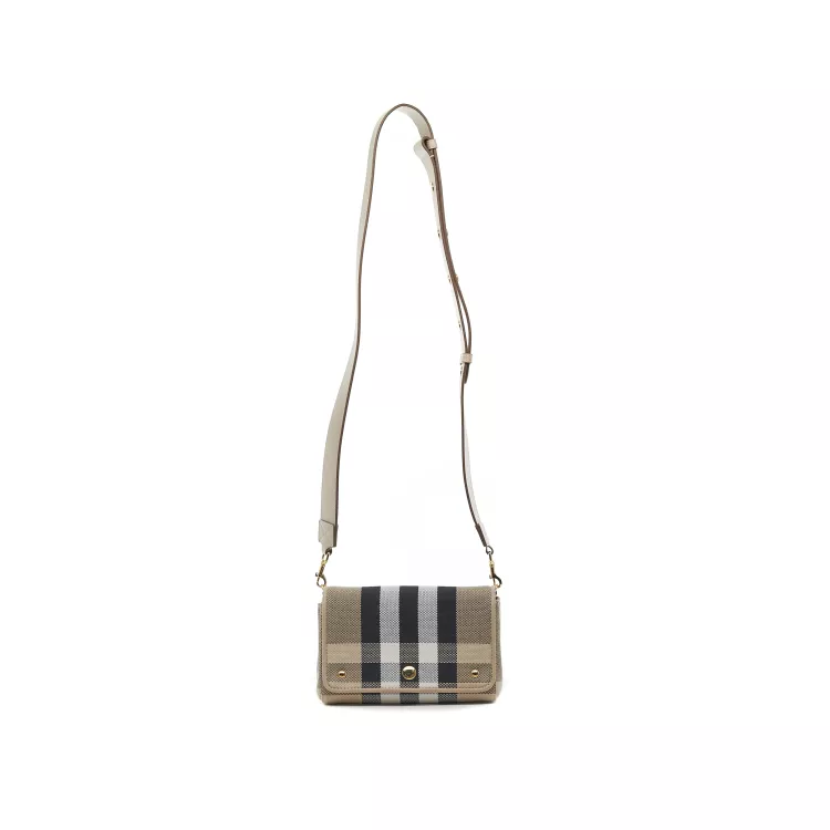 Sac bandoulière Burberry Toile Beige