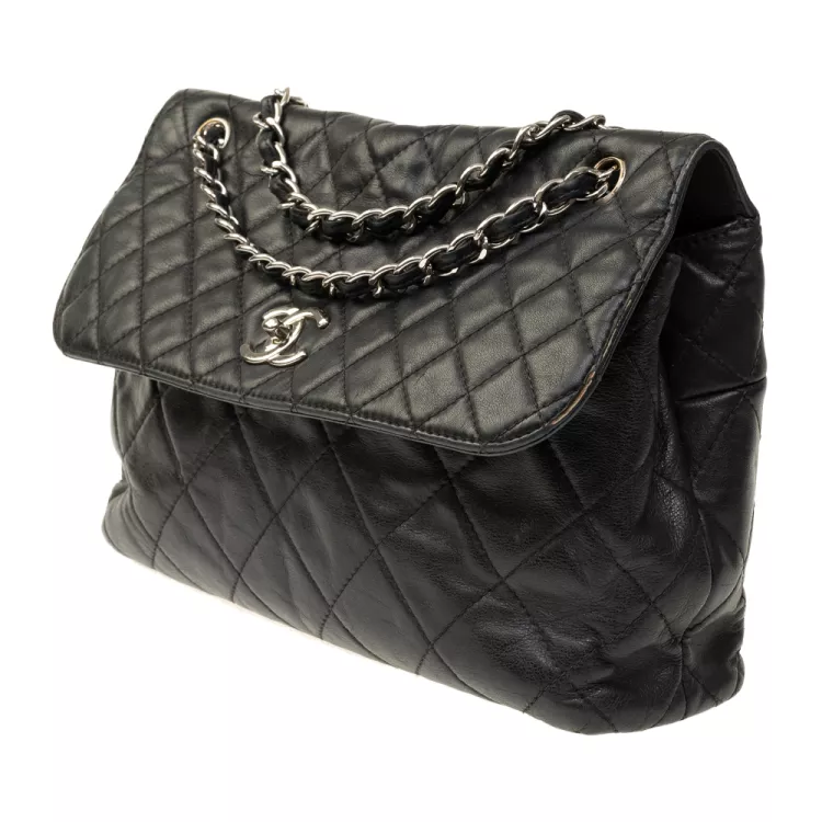 Sac Chanel Vintage Timeless Cuir lisse Noir