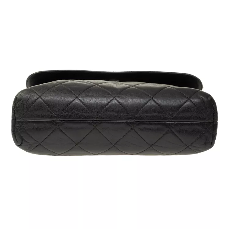 Sac Chanel Vintage Timeless Cuir lisse Noir