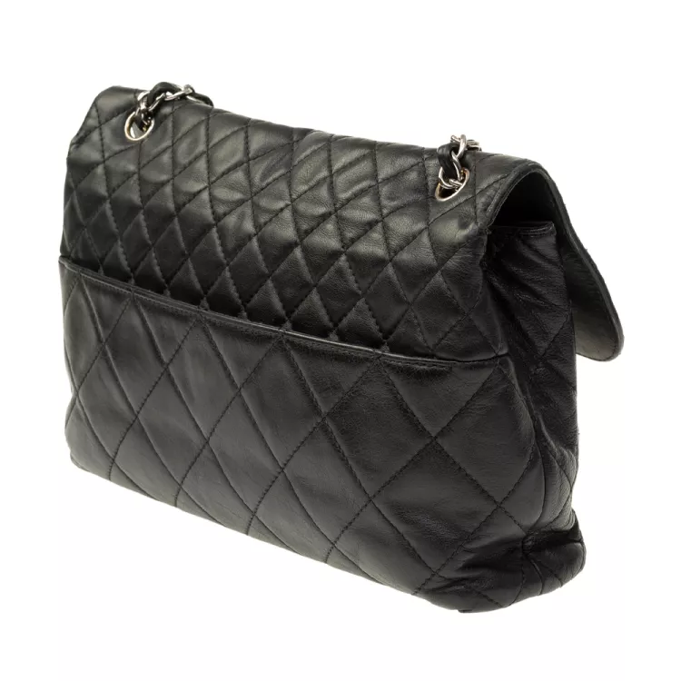 Sac Chanel Vintage Timeless Cuir lisse Noir