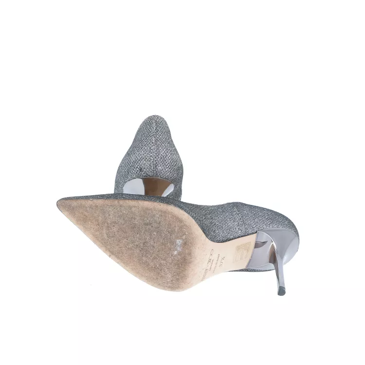 Escarpins 37,5 Jimmy Choo  Cuir Argenté