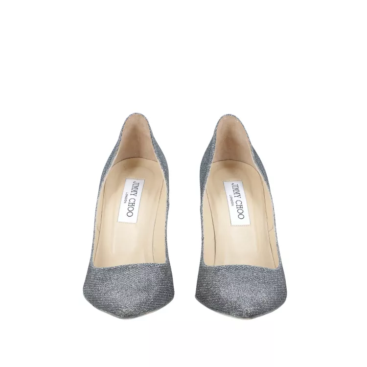 Escarpins 37,5 Jimmy Choo  Cuir Argenté