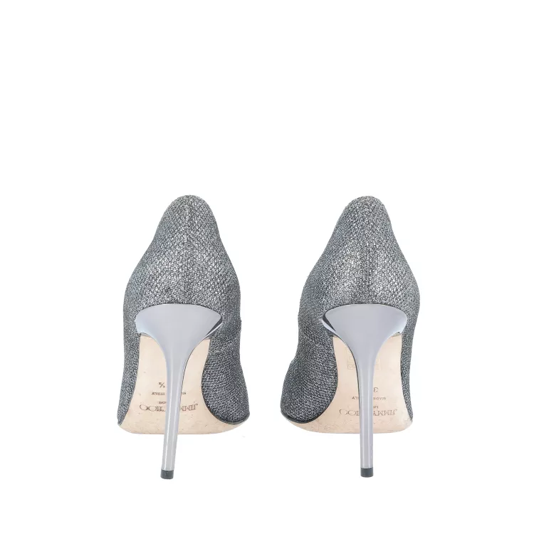 Escarpins 37,5 Jimmy Choo  Cuir Argenté