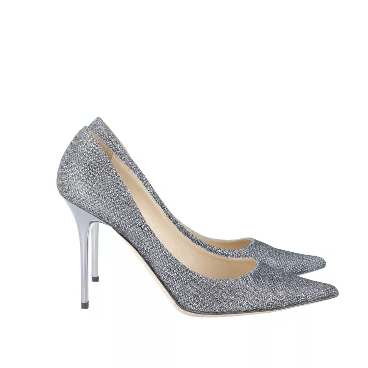 Escarpins 37,5 Jimmy Choo  Cuir Argenté