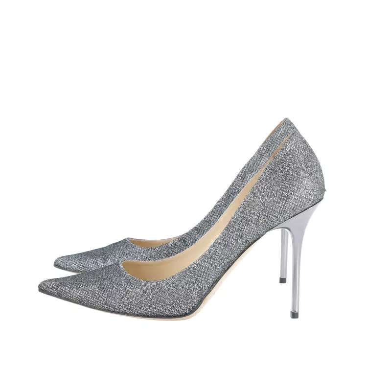 Escarpins 37,5 Jimmy Choo  Cuir Argenté