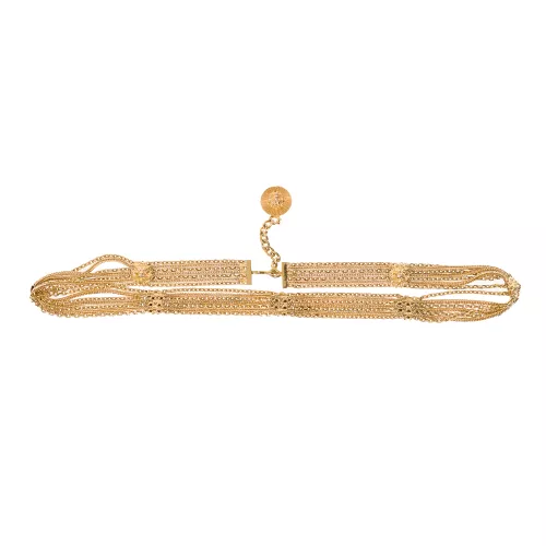 Ceinture 90 Chanel Métal Doré