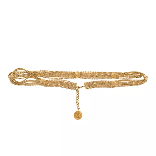 Ceinture 90 Chanel Métal Doré