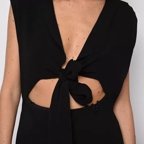 Dress S.38 Chanel Silk Black