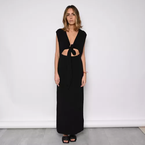 Dress S.38 Chanel Silk Black