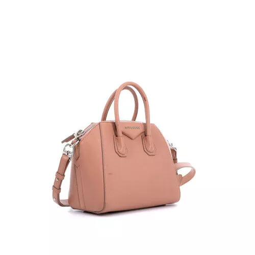 Sac cabas Antigona Givenchy Cuir grainé Rose