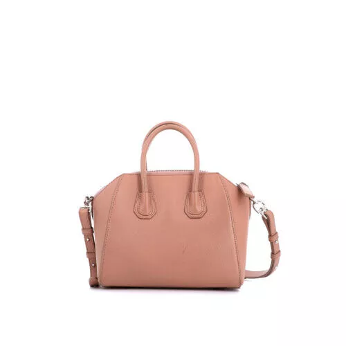Sac cabas Antigona Givenchy Cuir grainé Rose