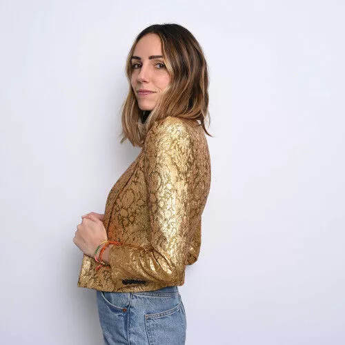 Jacket S.34 Saint Laurent Fabric and gold Lurex